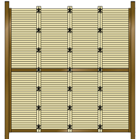 山一屋製　竹垣材料セット1型　御簾垣22の写真